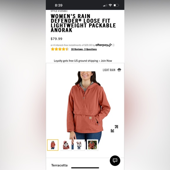 Womens Carhartt Jacket - Picture 1 of 5